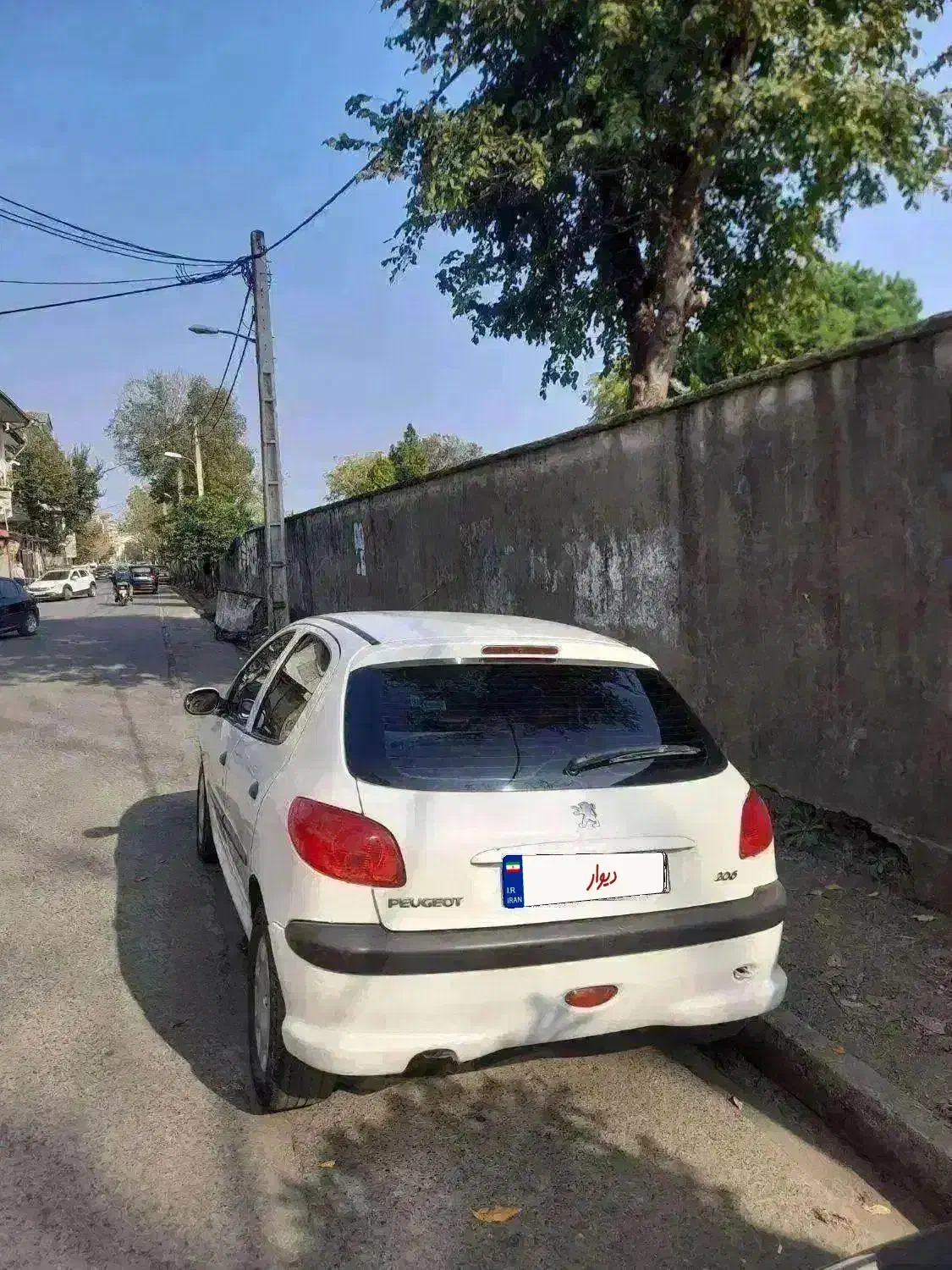 ۲۰۶ مدل ۸۸ دو لکه رنگ شاسی ها پلمپ|خودرو سواری و وانت|آستارا, |دیوار