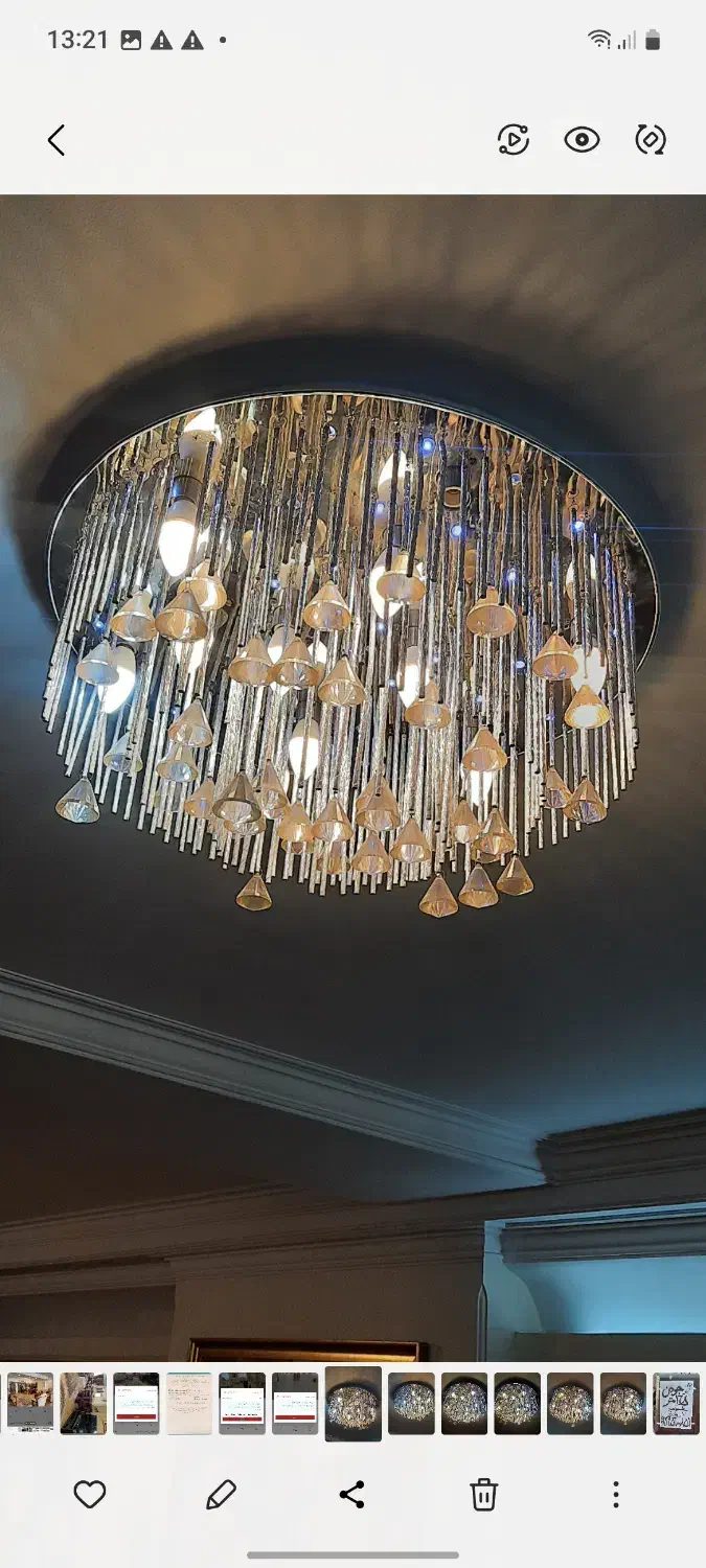 لوستر کنترلی|لوستر و چراغ آویز|تهران, امانیه|دیوار