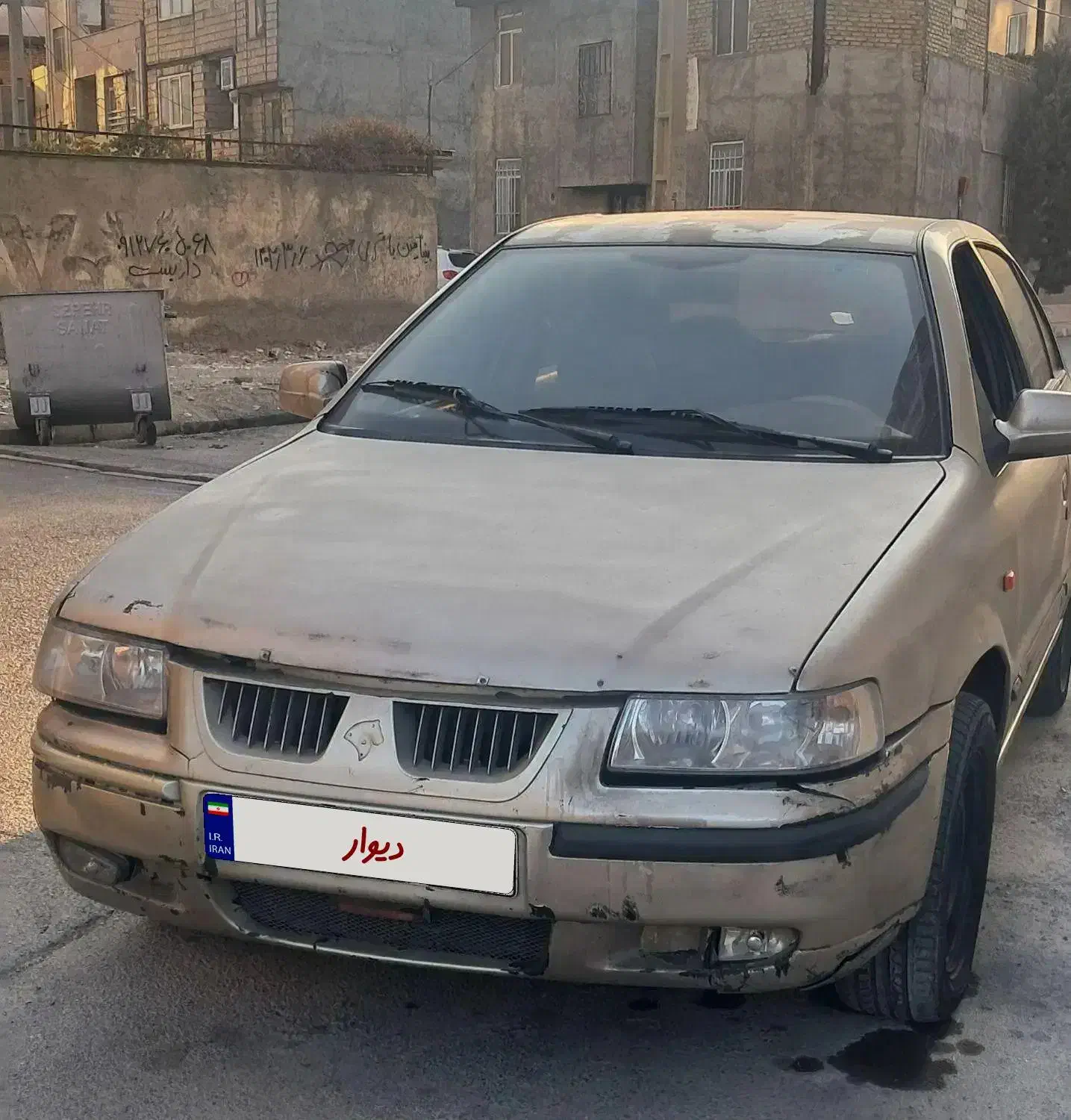 سمند بژ مدل ۸۳ موتور x7|خودرو سواری و وانت|مشکیندشت, |دیوار