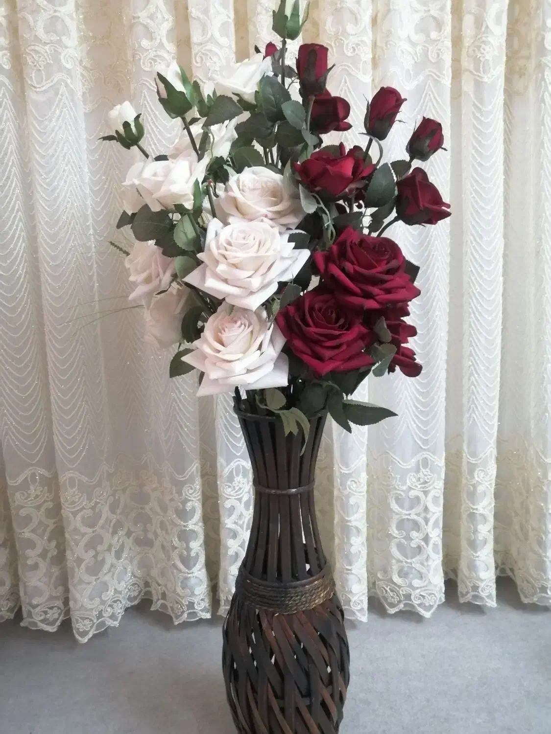 گل رز|گل مصنوعی|همدان, |دیوار