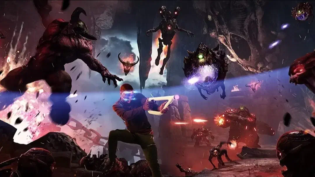 عینک واقعیت مجازیvr ps4|کنسول، بازی ویدئویی و آنلاین|کرمان, |دیوار