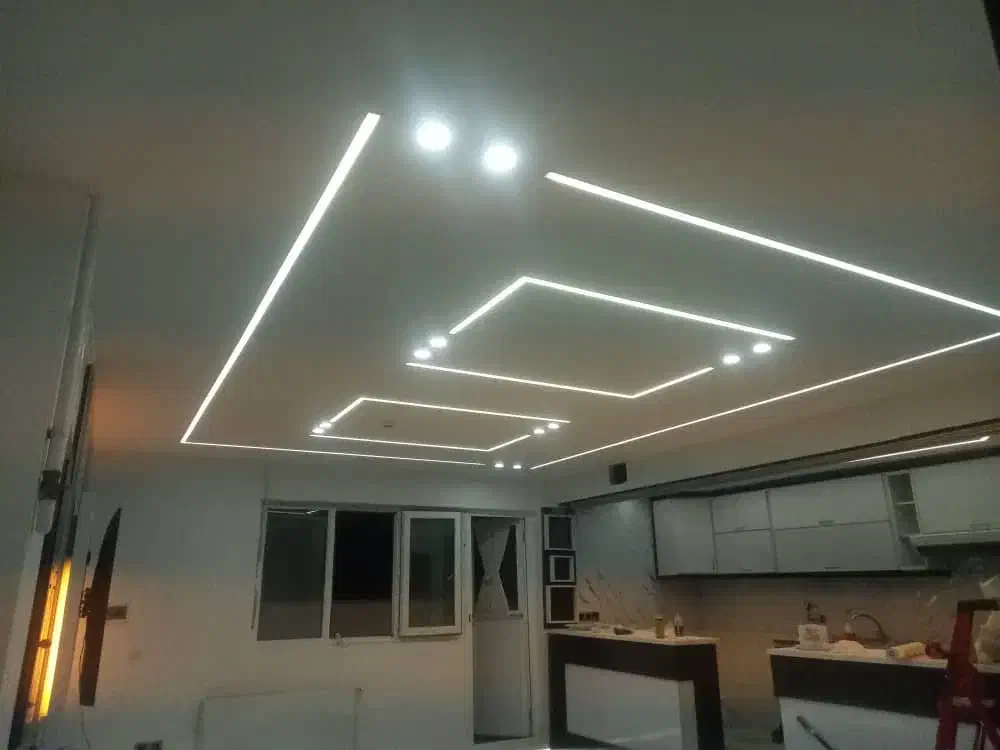 پروفیل لاین نوری چهار سانت|ریسه و چراغ تزئینی|خرمآباد, |دیوار