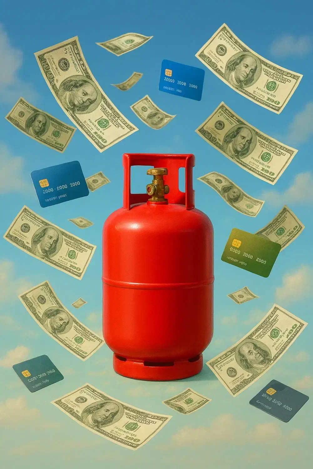 کپسول گاز قرمز|اجاق گاز و لوازم برقی پختوپز|خاش, |دیوار