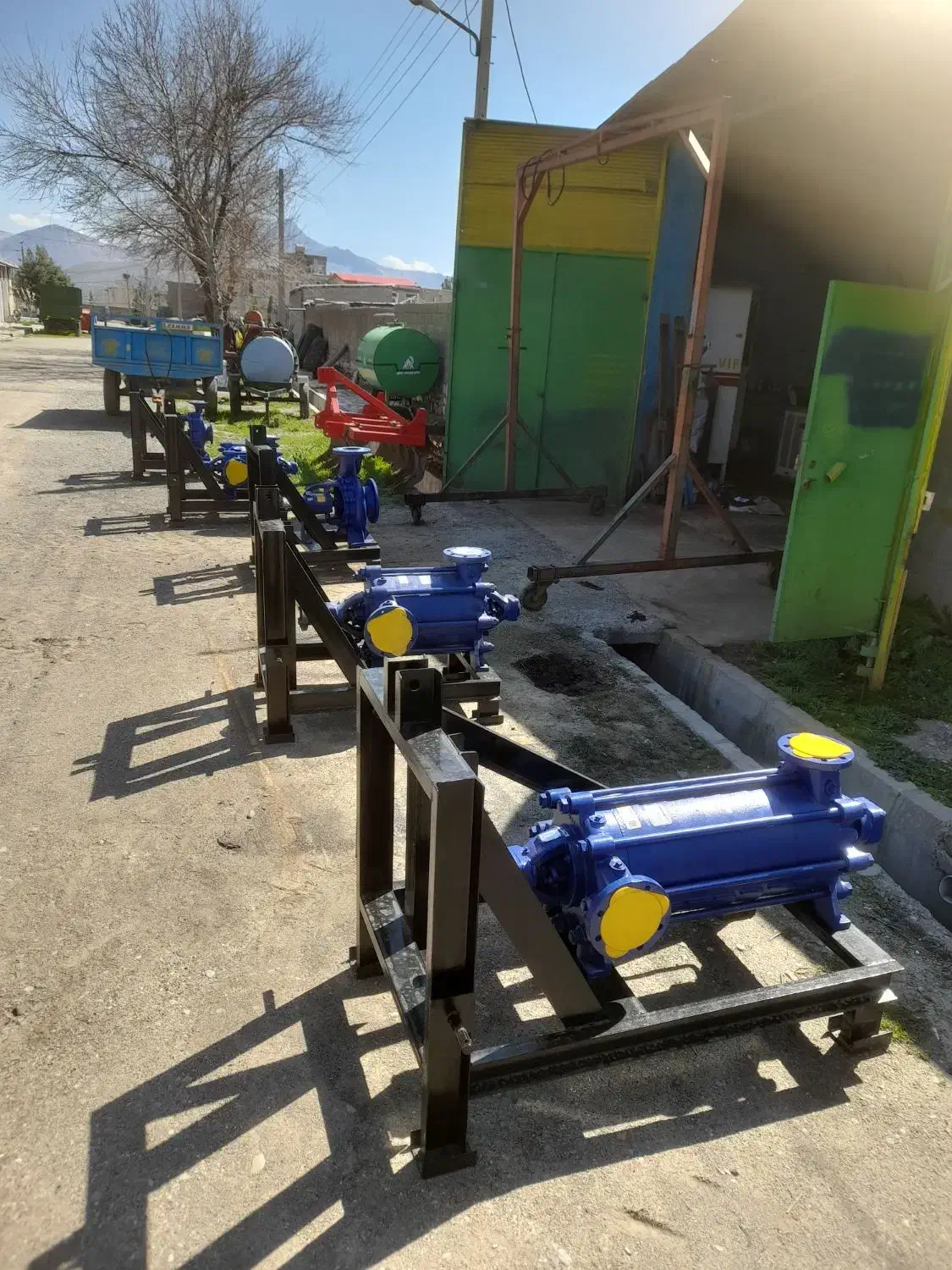 پمپ اب  پشت تراکتوری|خدمات پیشه و مهارت|بیستون, |دیوار