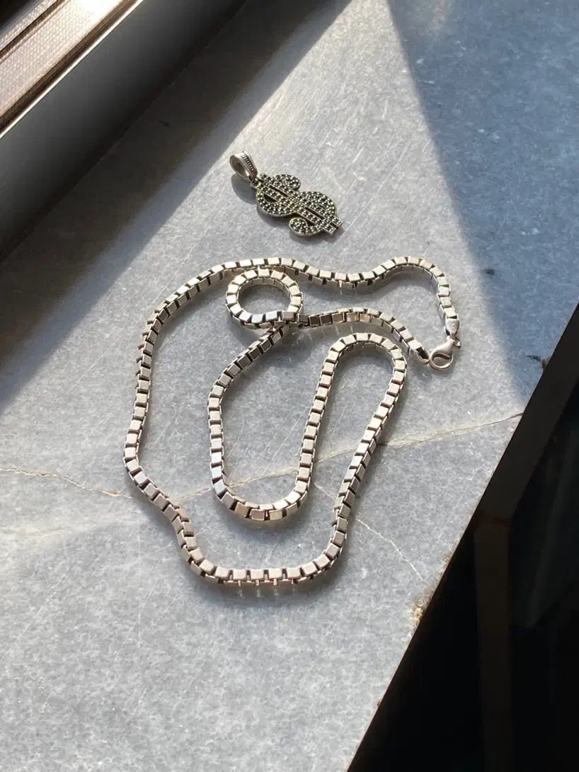 گردنبند نقره ونیزی|بدلیجات|تالش, هشتپر|دیوار