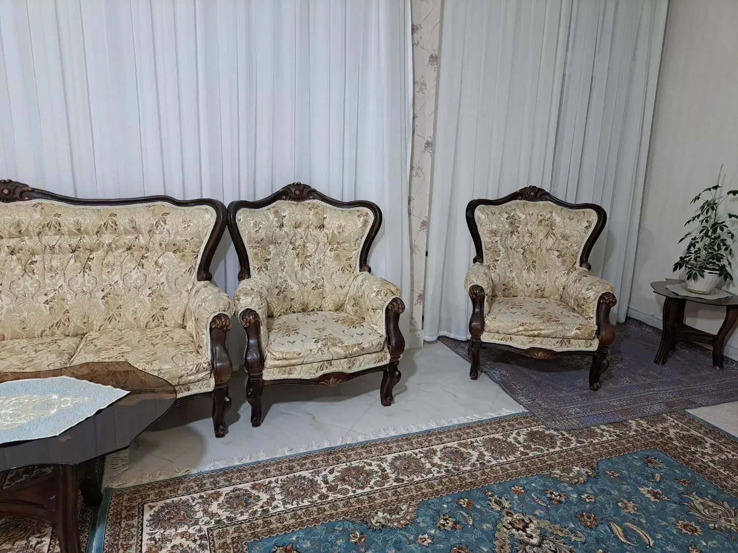 مبل سلطنتی|مبلمان خانگی و میز عسلی|سرپل ذهاب, |دیوار