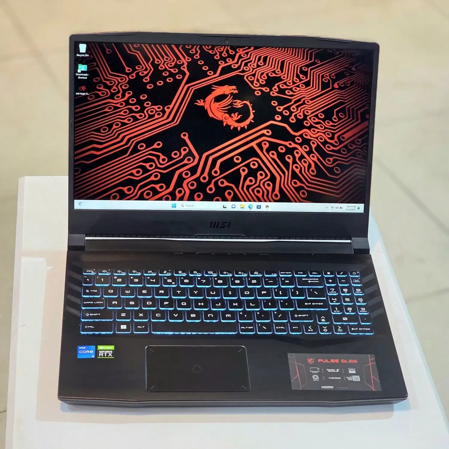 لپتاپ گیمینگ برند MSI Pulse Gl66 گرافیکRTX|رایانه همراه|شیراز, ملاصدرا|دیوار