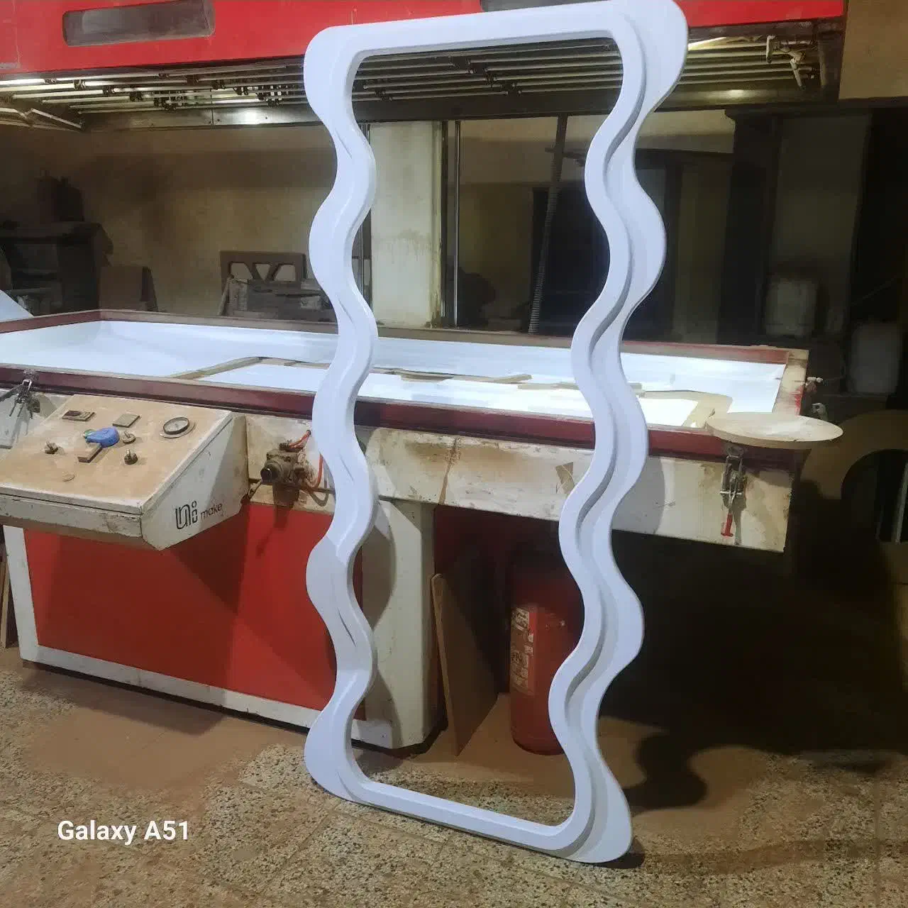 قاب آینه موجی دوبل|آینه|چهاردانگه (تهران), |دیوار