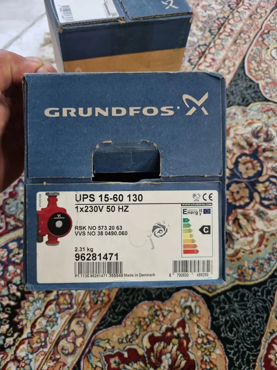 پمپ سیرکولاتور خطی گراندفوس صفر|آبگرمکن، پکیج، شوفاژ|کوچصفهان, |دیوار