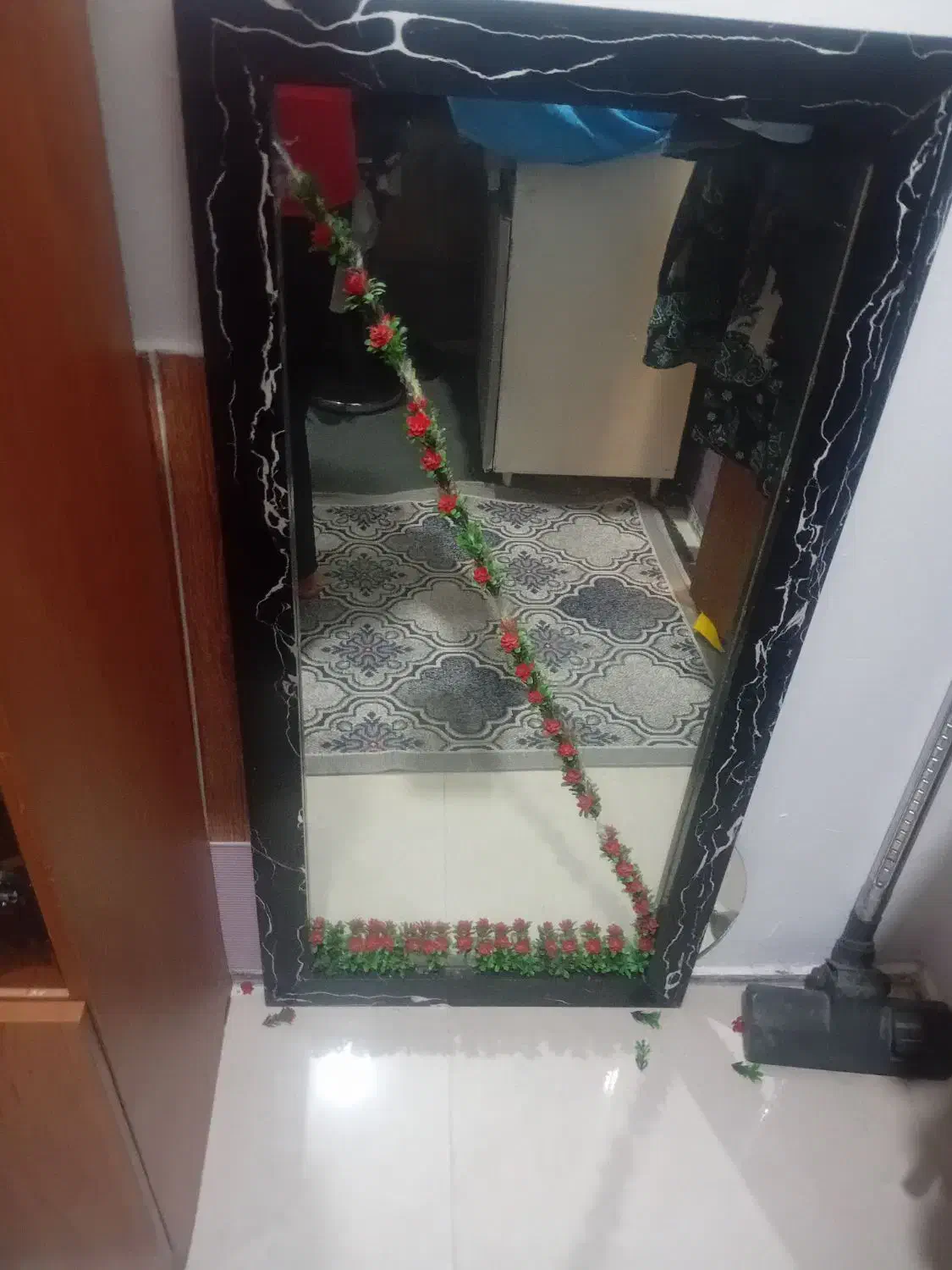 آینه قدی همراه باقاب ام دی اف|آینه|شیراز, ده پیاله|دیوار