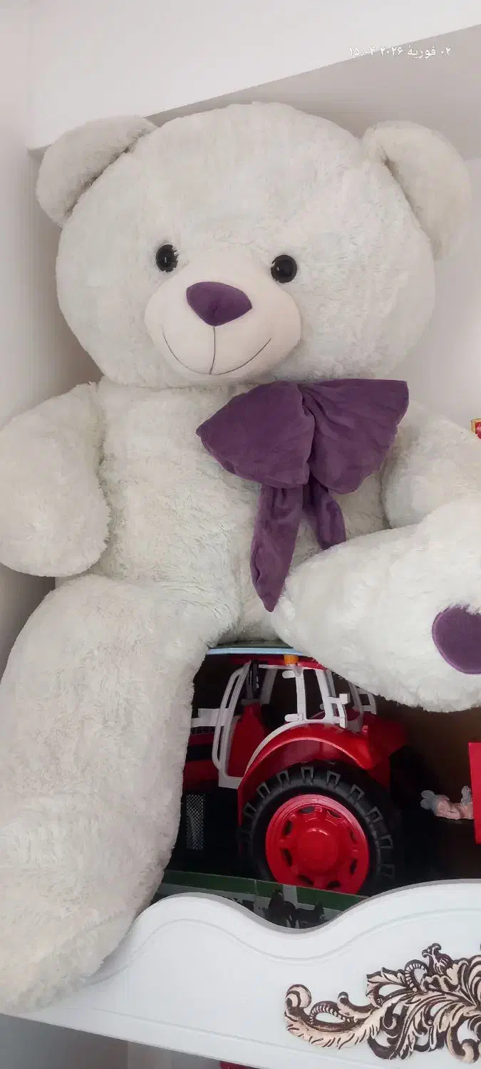 خرس ۱ متری زیبا|اسباب‌بازی بچه|ساوه, |دیوار