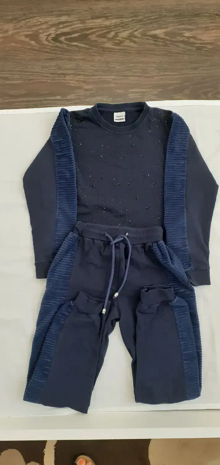 ست دخترانه سورمه ای|لباس|اردبیل, |دیوار