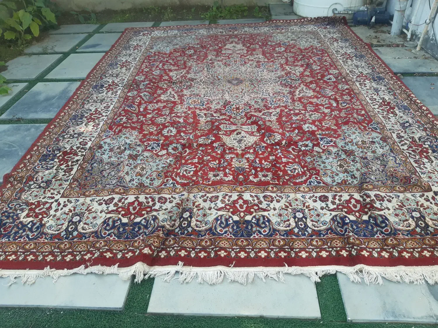 فرش ۱۲ متری ماشینی|فرش|چمستان, |دیوار