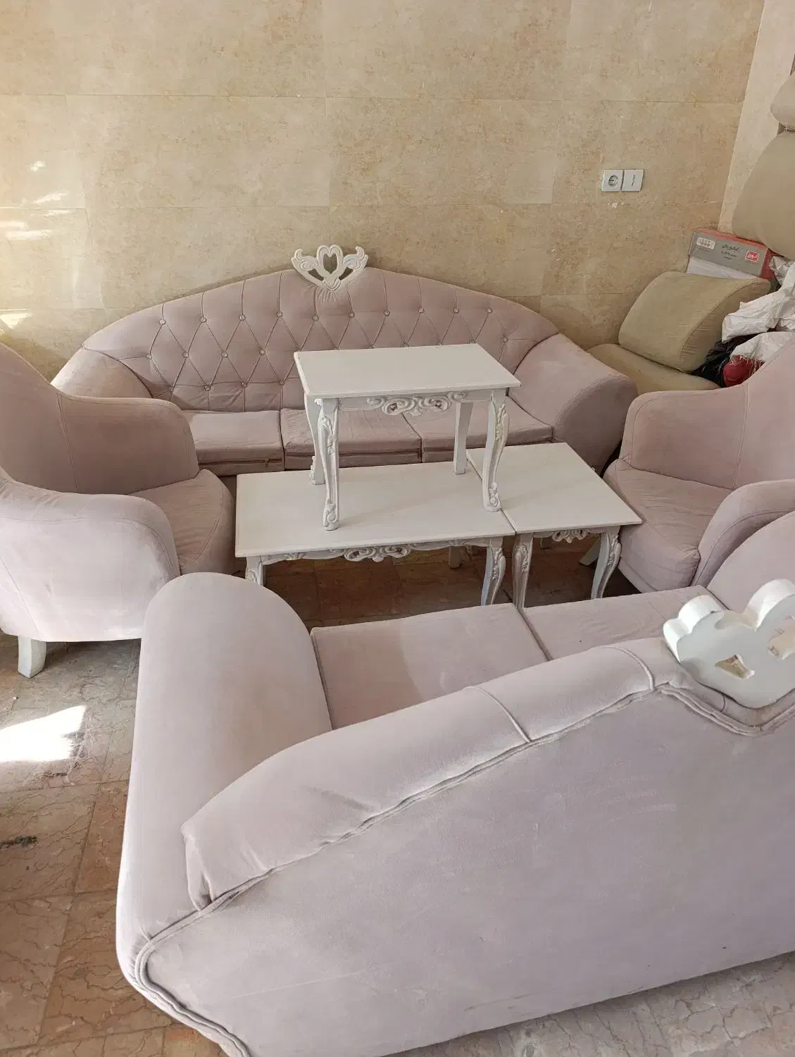 چنددستمبلزیرقیمت|مبلمان خانگی و میز عسلی|نجفآباد, کهریزسنگ|دیوار