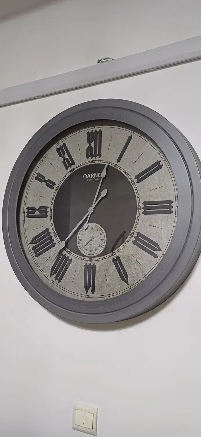 ساعتدیواریرنگطوسیتیرهقطر۷۰|ساعت دیواری و تزئینی|قدس, شهرقدس|دیوار