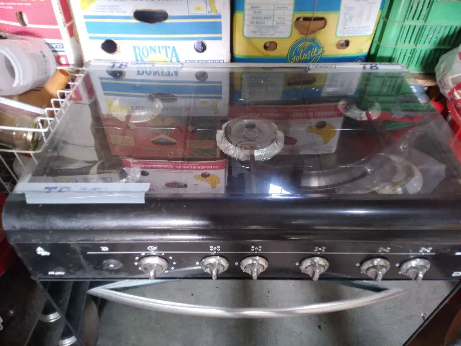 فروش اجاق گاز ۵شعله طرح فر.بسیار تمیز.کم کار.|اجاق گاز و لوازم برقی پختوپز|رحیمآباد, |دیوار