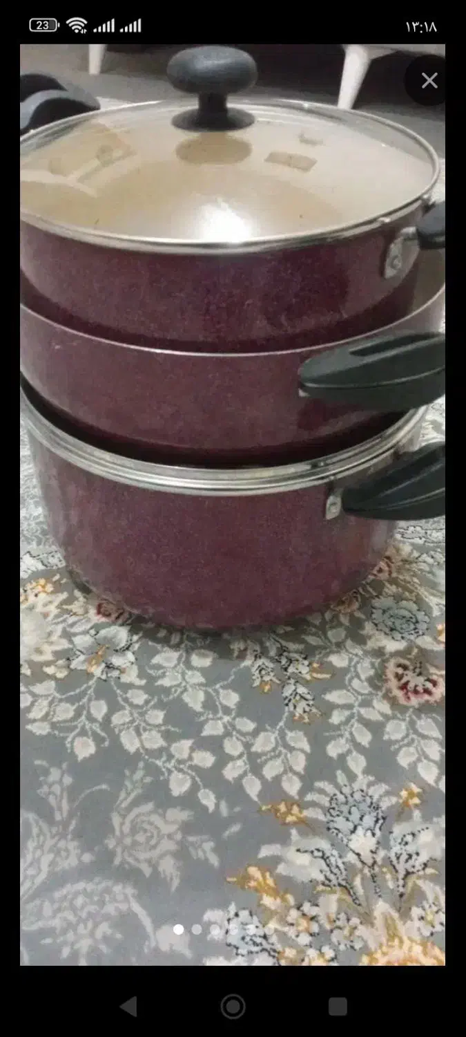 دو عدد قابلمه و یک ماهیتابه|ظروف پختوپز|بوکان, |دیوار