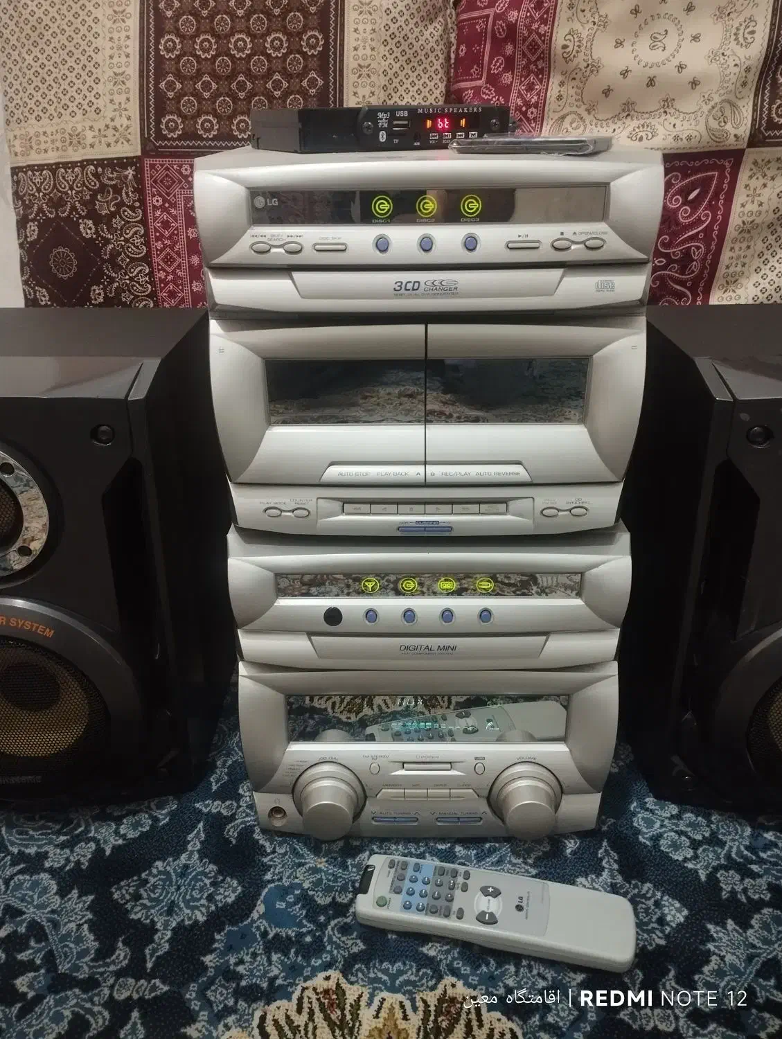 ضبط بلوتوثدار الجی با باند پاناسونیک|سیستم صوتی خانگی|تهران, بیسیم|دیوار