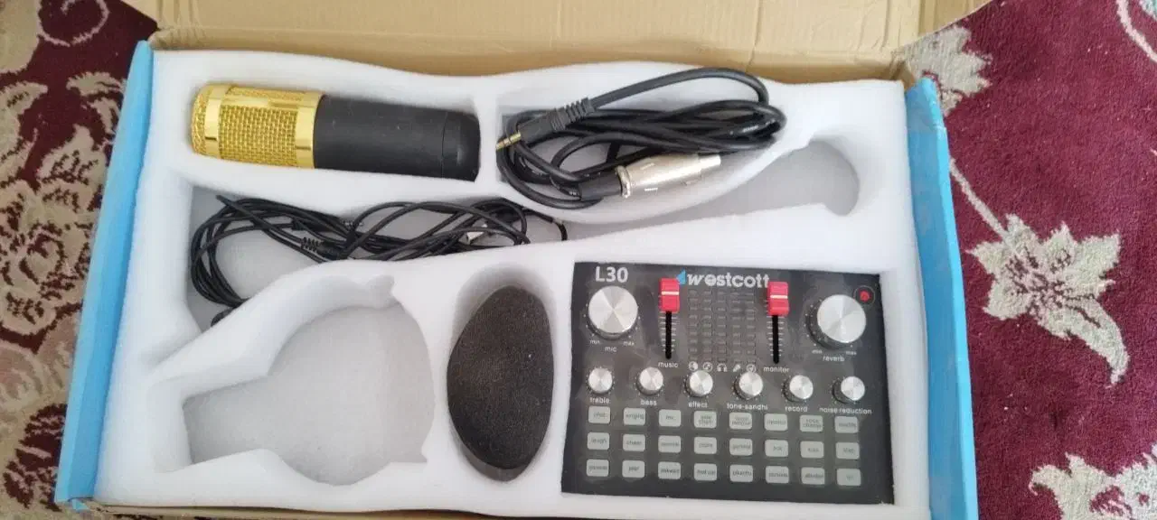 میکروفون bm800 درحد نو استفاده نشده|صوتی و تصویری|کوار, |دیوار