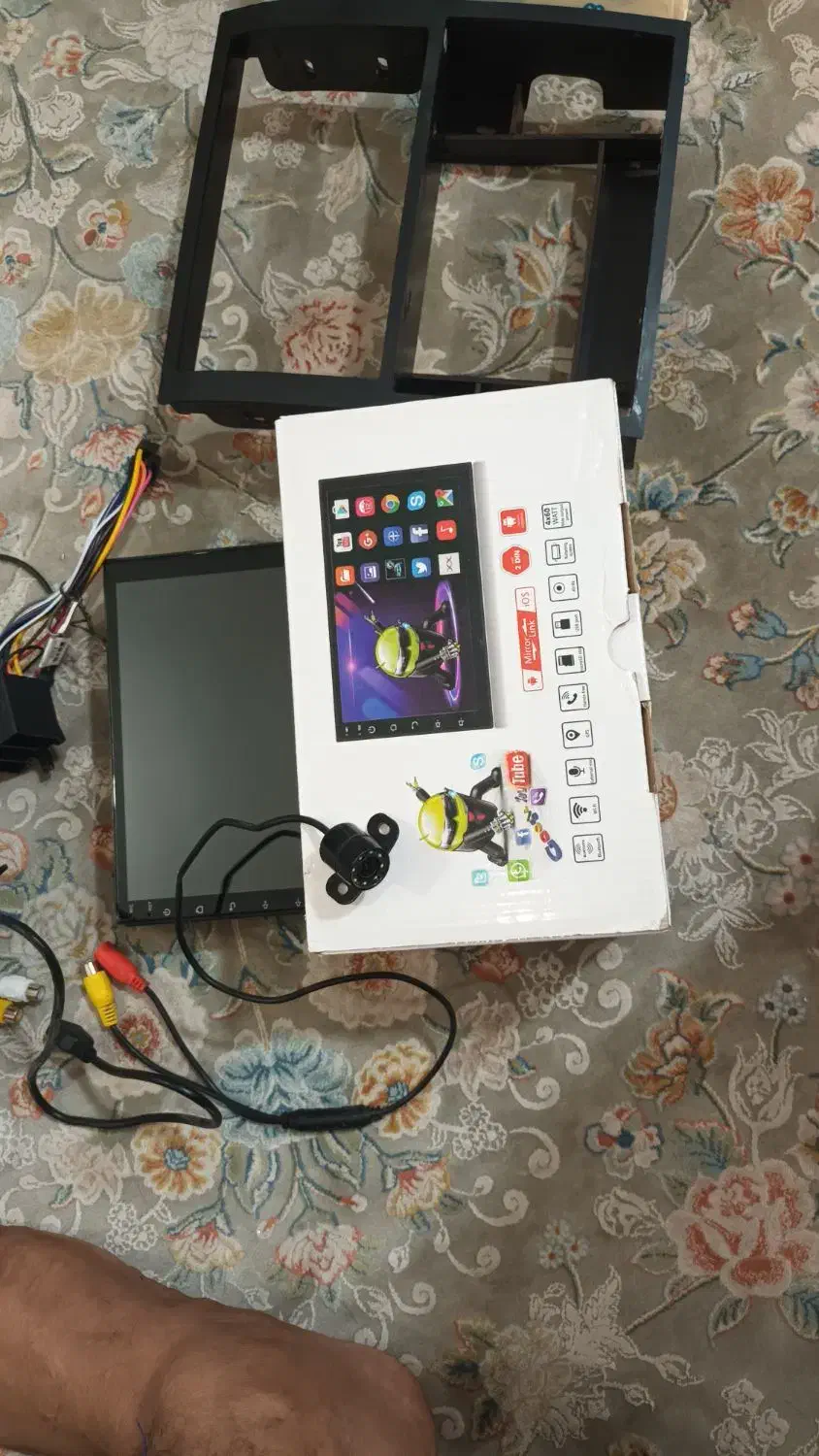 یک جفت باند پایونیر مانیتور 7دوربین دنده عقب قاب|صوتی و تصویری|بندرعباس, |دیوار