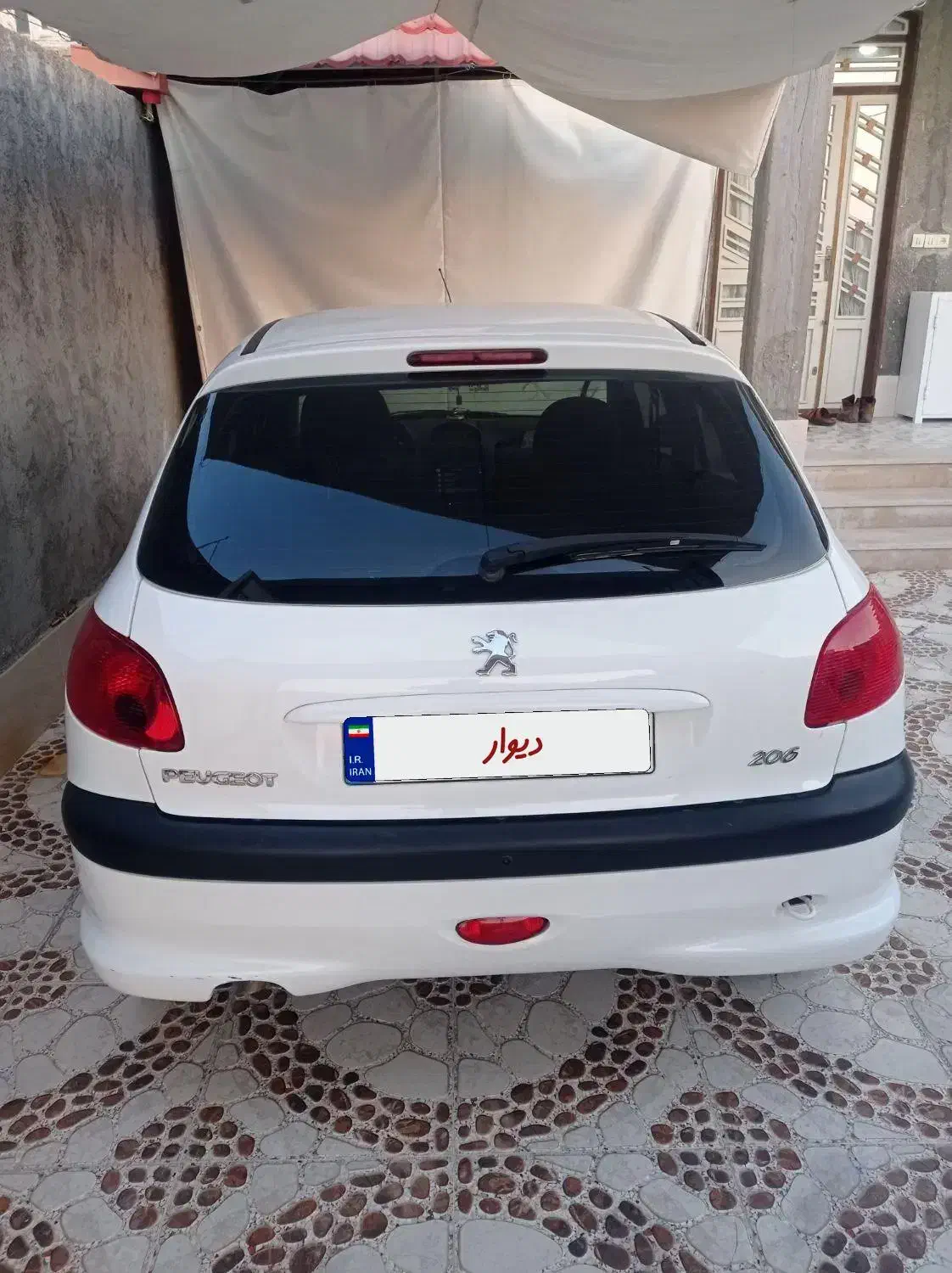 206 تیپ 2 مدل 1400 درجه یک|خودرو سواری و وانت|لامرد, |دیوار