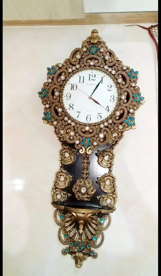 ساعت دیواری نگین دار|ساعت دیواری و تزئینی|ساوه, |دیوار