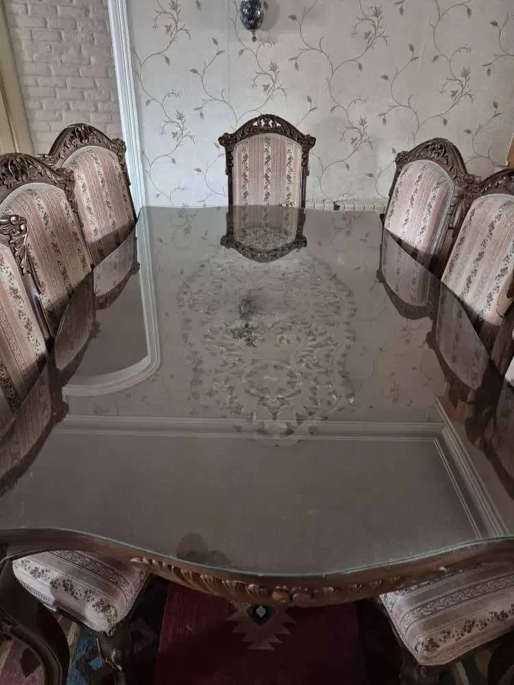 میز غذاخوری نراد|میز و صندلی غذاخوری|رشت, منظریه|دیوار