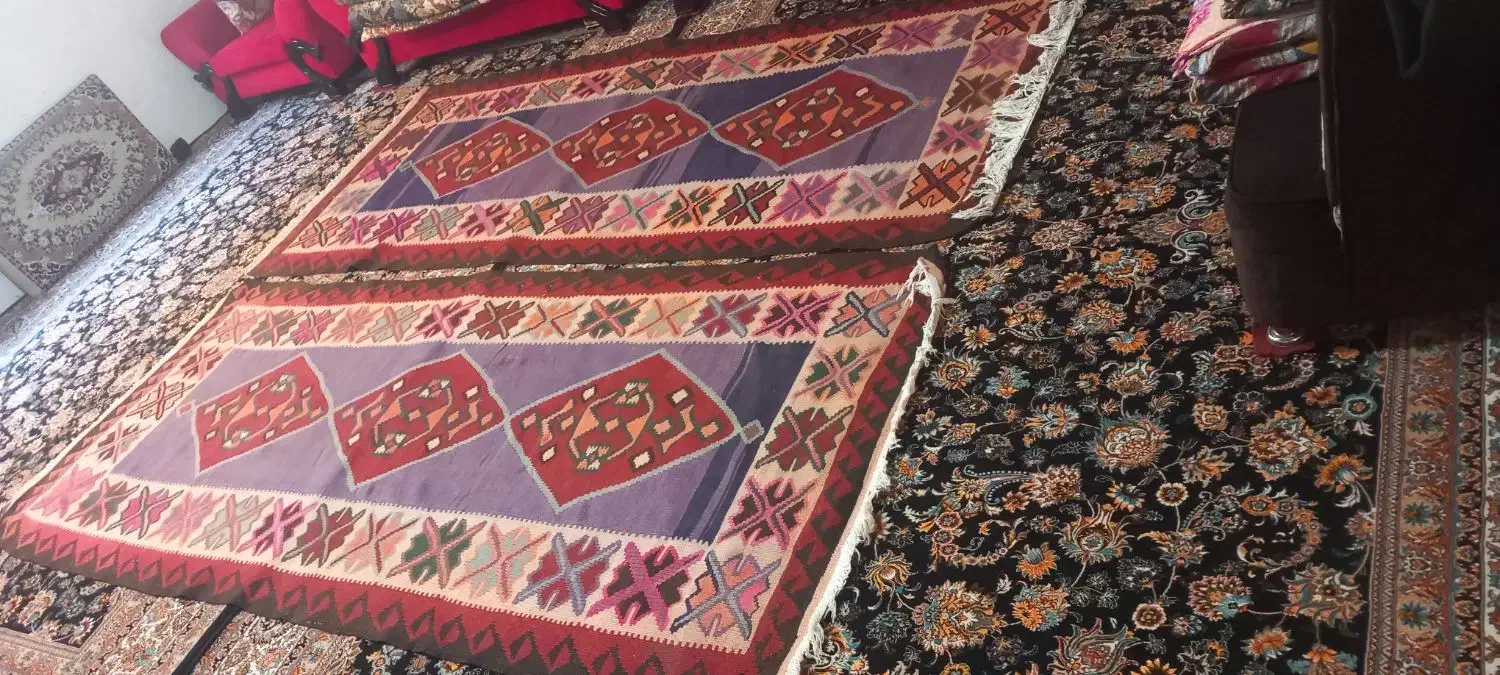 گلیم و جاجیم|گلیم، جاجیم، گبه|زنجان, |دیوار