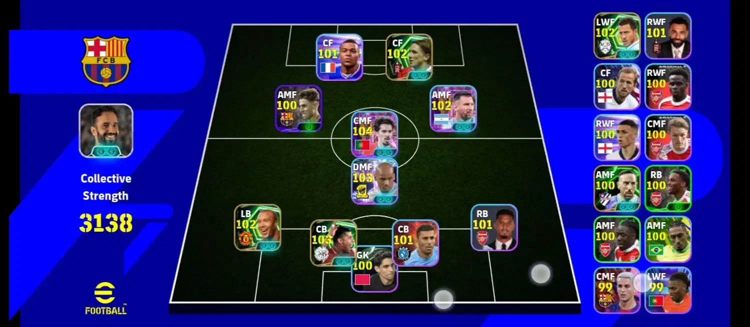 اکانت ای فوتبال موبایل eFootball|کنسول، بازی ویدئویی و آنلاین|داراب, |دیوار