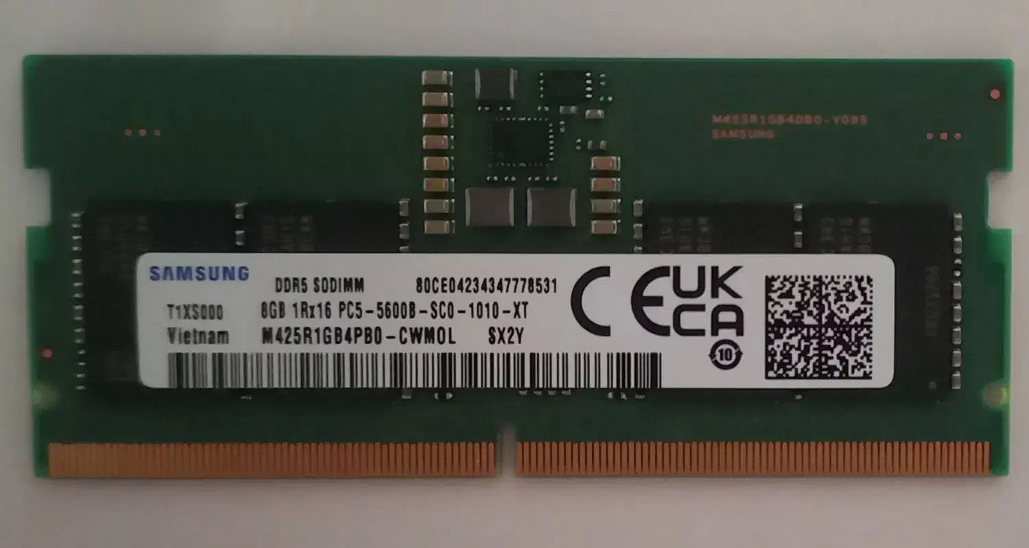 رم لپتاپ سامسونگ DDR5 8 GB|قطعات و لوازم جانبی رایانه|شیراز, تپه تلویزیون|دیوار