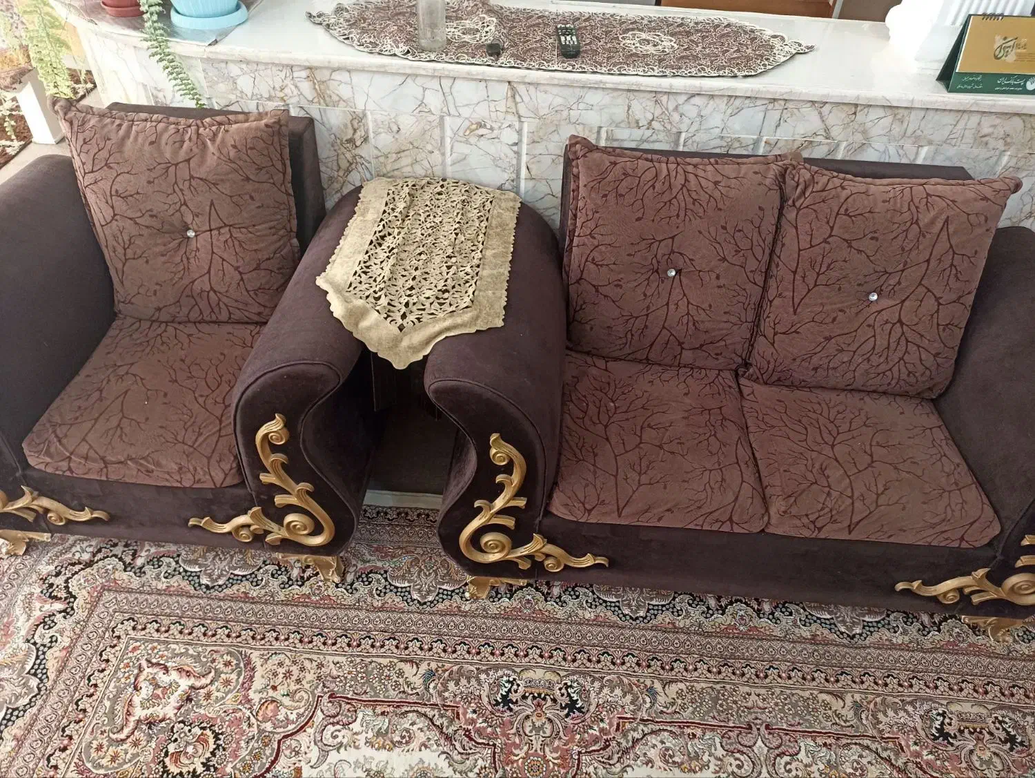 مبل راحتی تمیزسالم قیمت عالی|مبلمان خانگی و میز عسلی|نیشابور, کوی فرهنگیان|دیوار