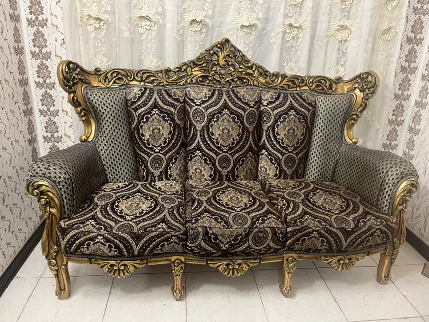 مبل سلطنتی با منبت کاری|مبلمان خانگی و میز عسلی|قرچک, پویینک|دیوار