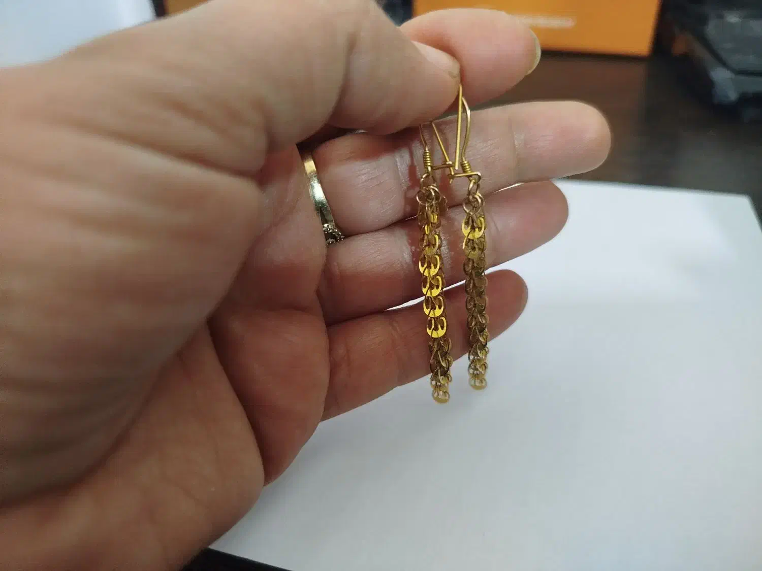 گوشواره زنجیری|جواهرات|یاسوج, |دیوار