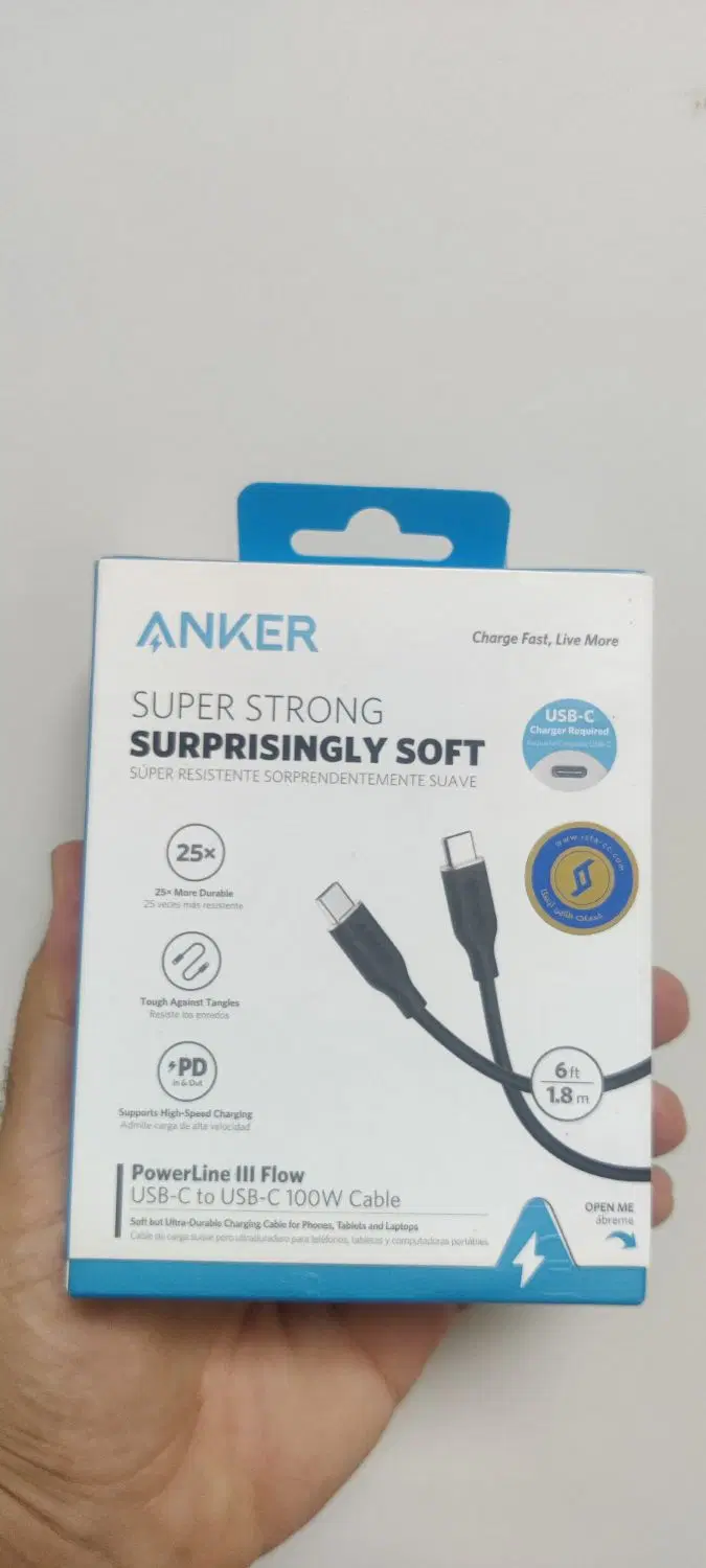 کابل انکر PowerLine III Flow وات100|لوازم جانبی موبایل و تبلت|تهران, قلهک|دیوار