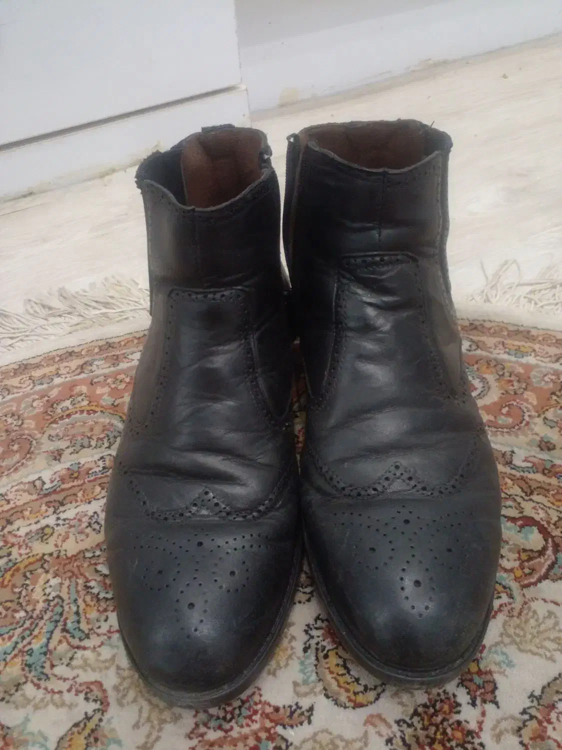 کفش مردانه یا زنانه تمام چرم سایز ۴۰ بزرگ پا|کیف، کفش، کمربند|رشت, حمیدیان|دیوار