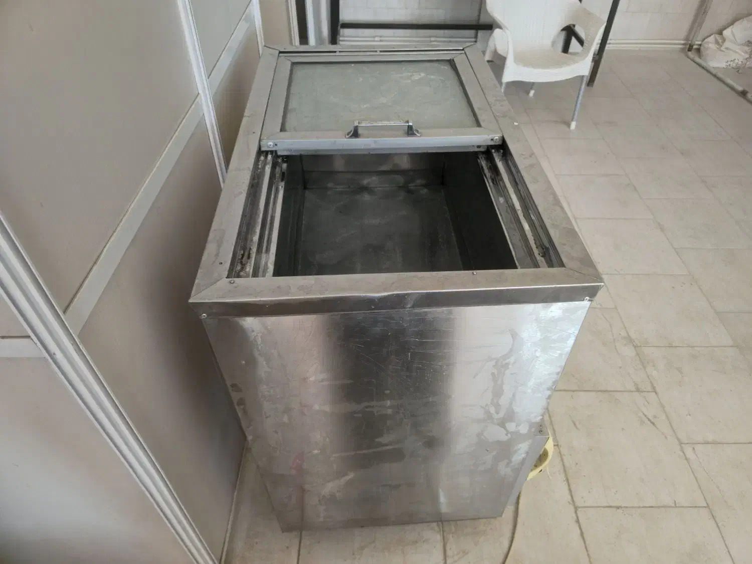 یخچال صندوقی استیل|یخچال و فریزر|کرمانشاه, |دیوار