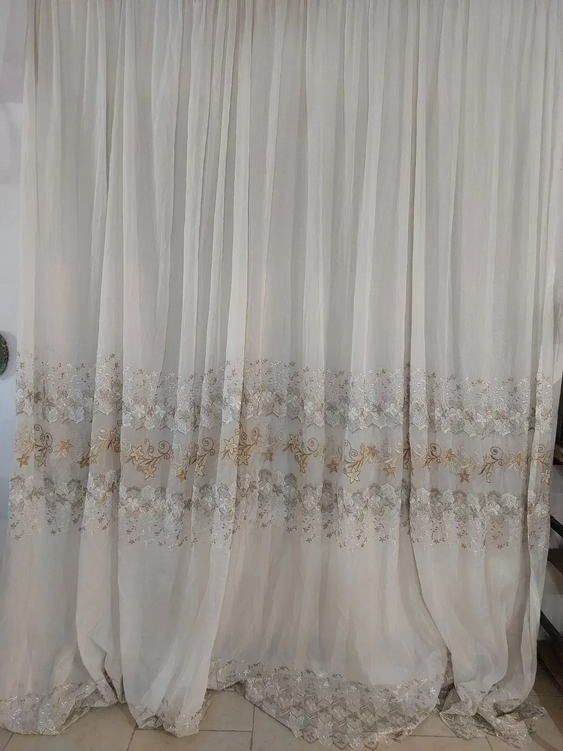 دوتا پرده یک سایز و یک مدل|پرده، رانر، رومیزی|گنبد کاووس, |دیوار