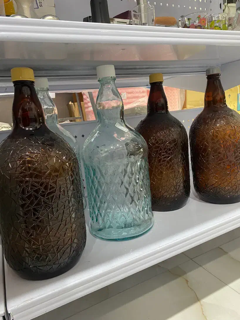 انواع بطری شیشه ای|ظروف نگهدارنده، پلاستیکی، یک‌بارمصرف|جیرفت, |دیوار