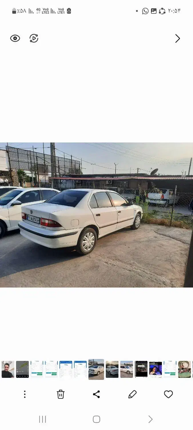 سمند ایی اف سون مدل ۹۶|خودرو سواری و وانت|نکا, |دیوار