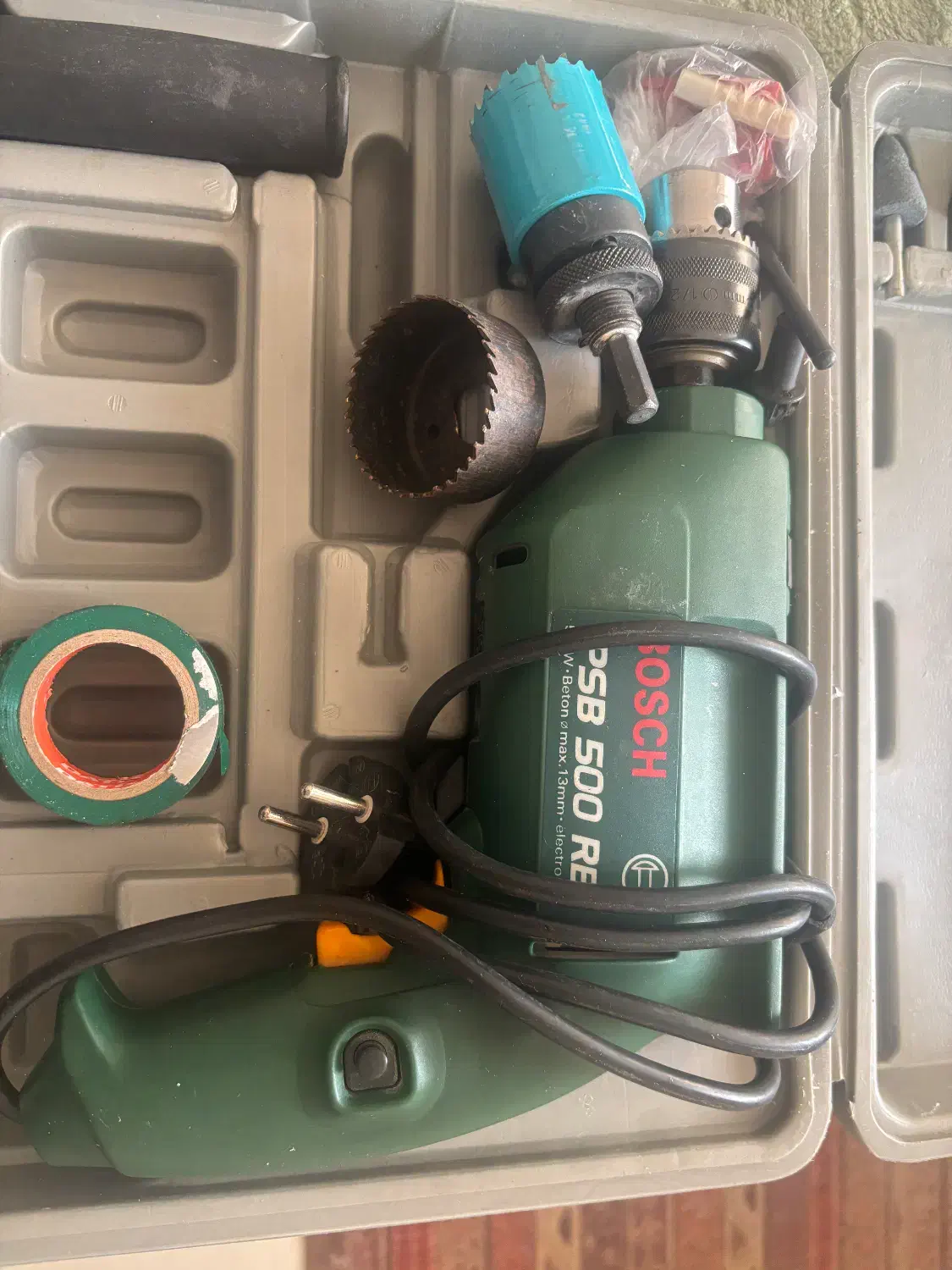 دریل بوش PSB 500 فول لوازم|ابزارآلات|تهران, باغ فیض|دیوار