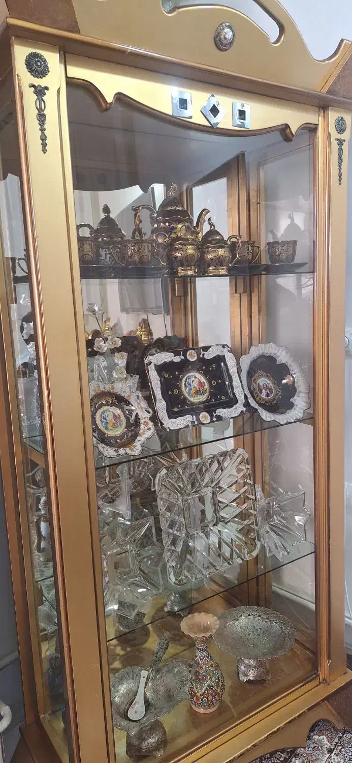 بوفه کاملا چوب ویلایی|بوفه، ویترین، کنسول|مراغه, |دیوار