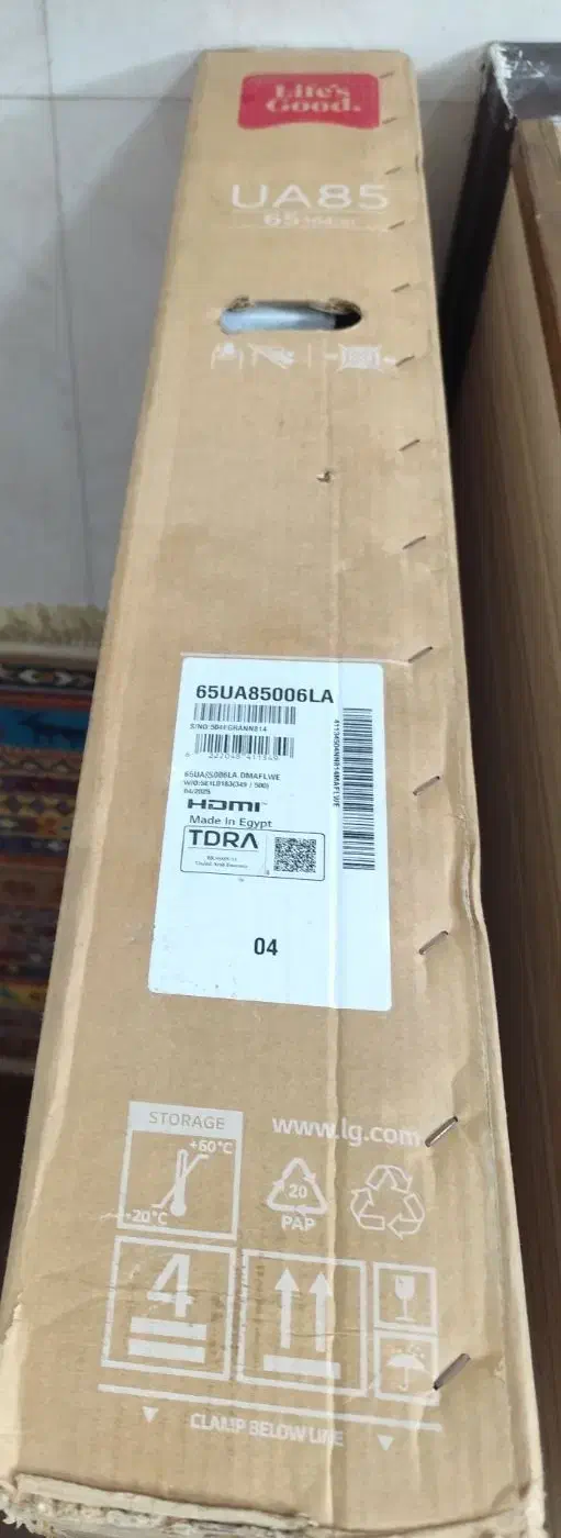 کارتن تلویزیون ال جی ۶۵|تلویزیون و پروژکتور|اصفهان, ملک‌شهر|دیوار