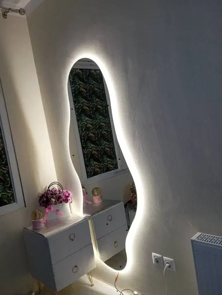 آینه بکلایت با رنگ انتخابی|آینه|پرند, فاز ۶|دیوار