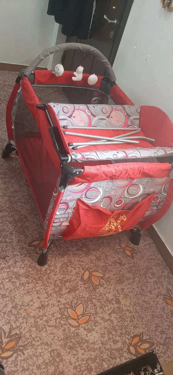 کالسکه کریر تخت پارک روروئک|کالسکه و لوازم جانبی|خرمدره, |دیوار