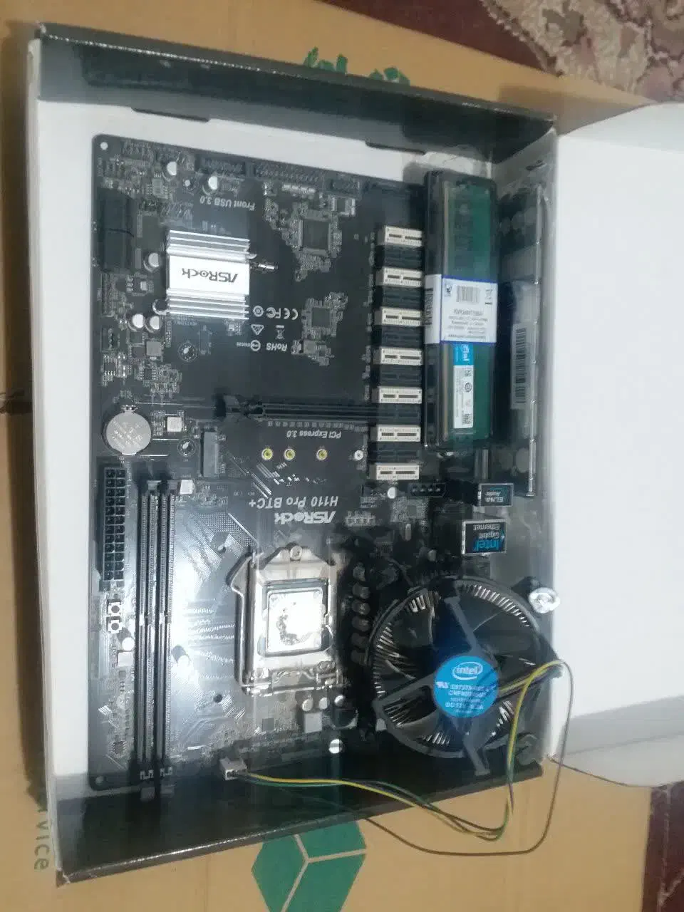 گرافیک rx580وچند قطعه دیگر|قطعات و لوازم جانبی رایانه|جنت, |دیوار