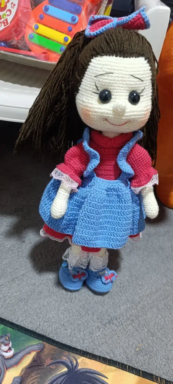 عروسک بافتنی|اسباببازی بچه|آران و بیدگل, |دیوار