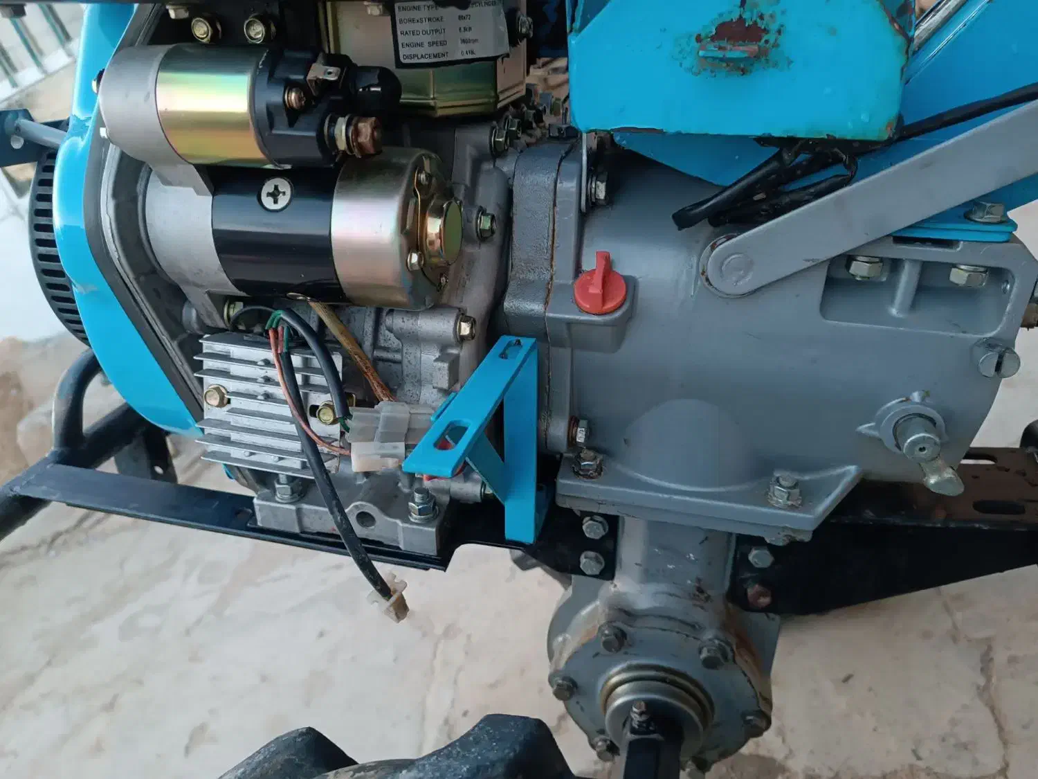 تیلر دیاموند 12 اسب|ماشین‌آلات صنعتی|زبرخان, |دیوار