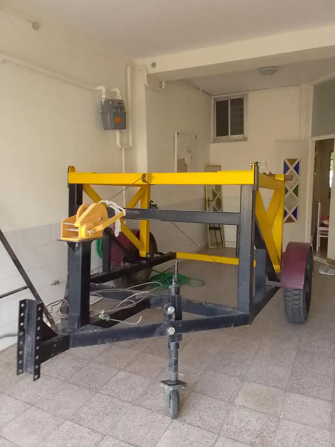 یدک کش قرقره فیبر نوری و کابل برق|ماشینآلات صنعتی|کرمان, |دیوار