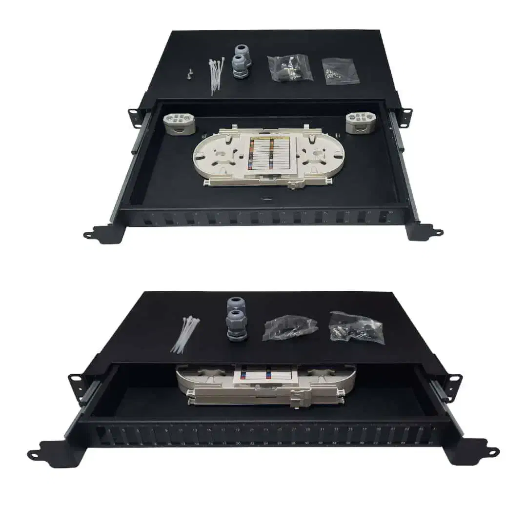 باکس وپچ پنل فیبر نوری رک مونت|مودم و تجهیزات شبکه|اصفهان, شهشهان|دیوار