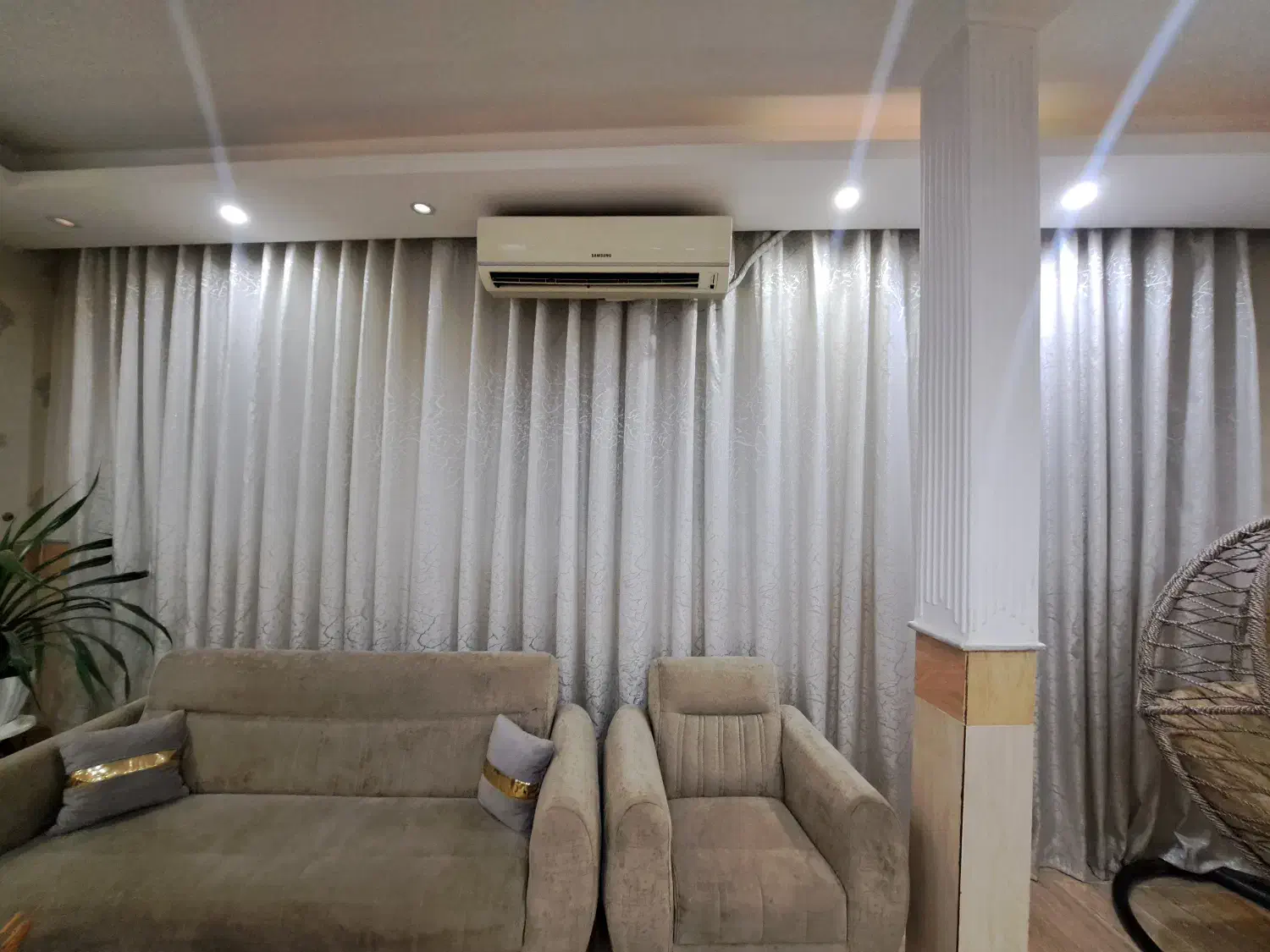 پرده ژاکارد|پرده، رانر، رومیزی|قم, علی آباد سعدگان|دیوار